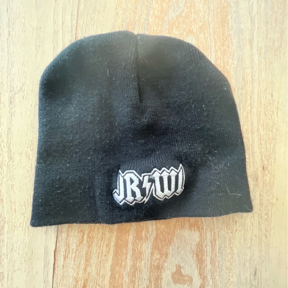 black beanie